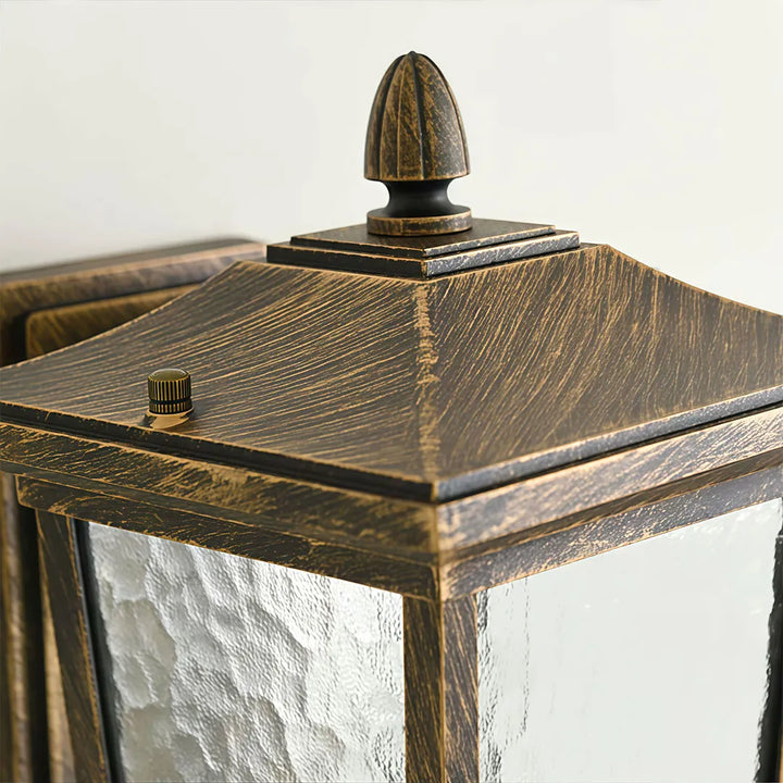 Vägg Vintage Lampor Utomhus Glas Vägglampa