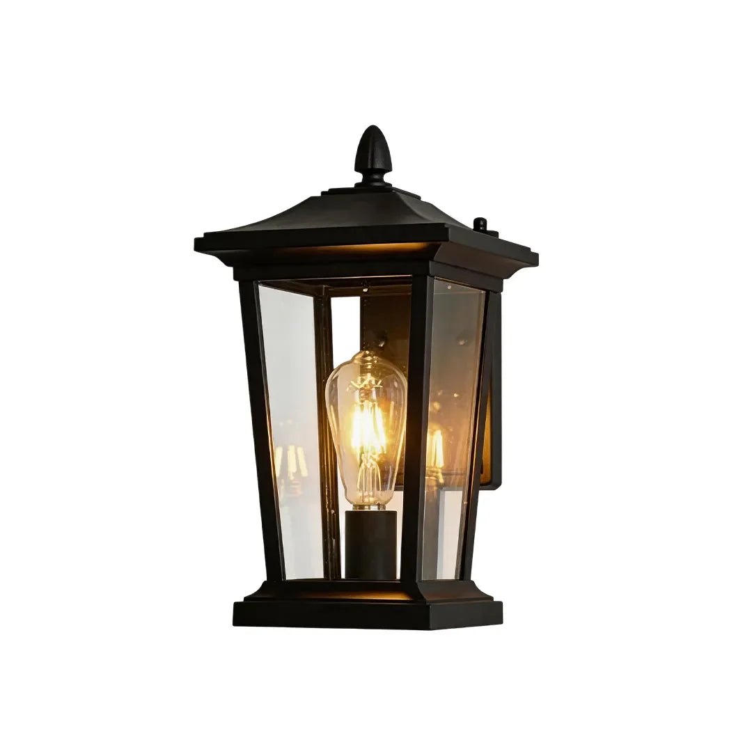 Vägg Vintage Lampor Utomhus Glas Vägglampa