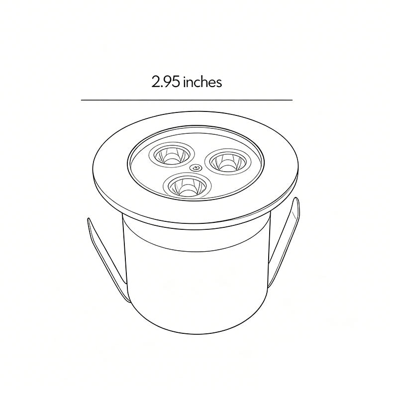 LED Underwater Lights for Pools Recessed Landscape Light