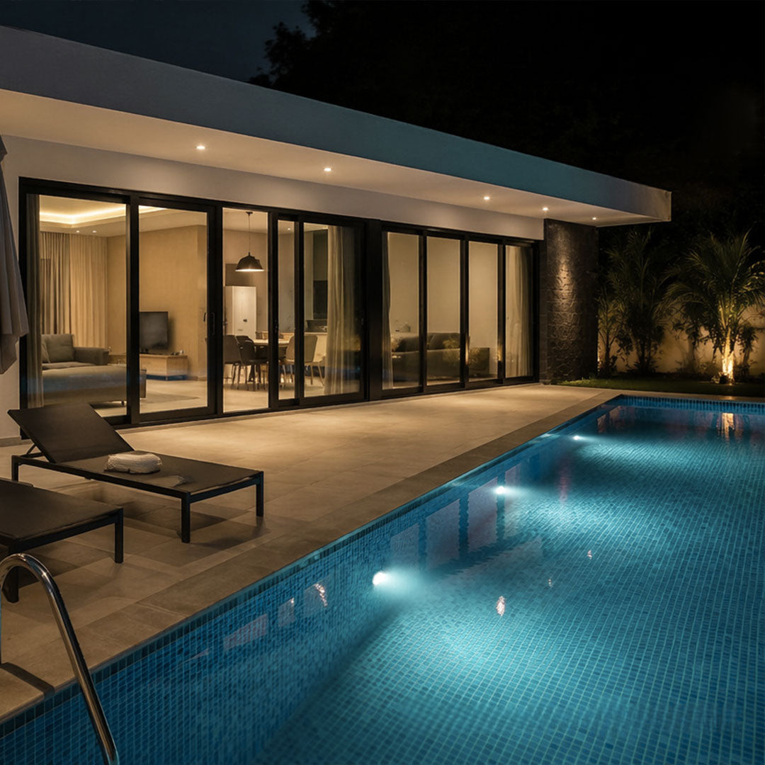 Underwater Pool Lighting Recessed Stainless Steel Spotlight