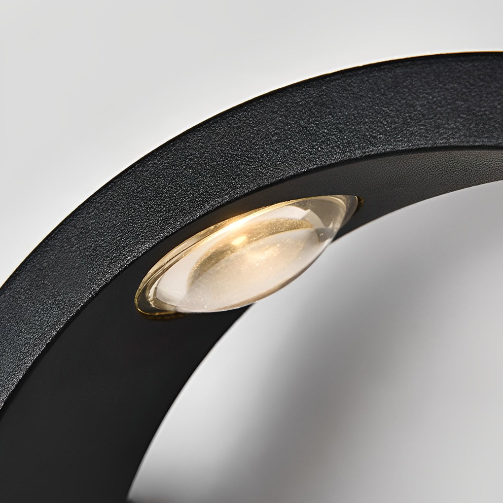 [Öppen-Box] Våg Vägglampa Utomhus Kreativ Upp-Ner LED Lampa