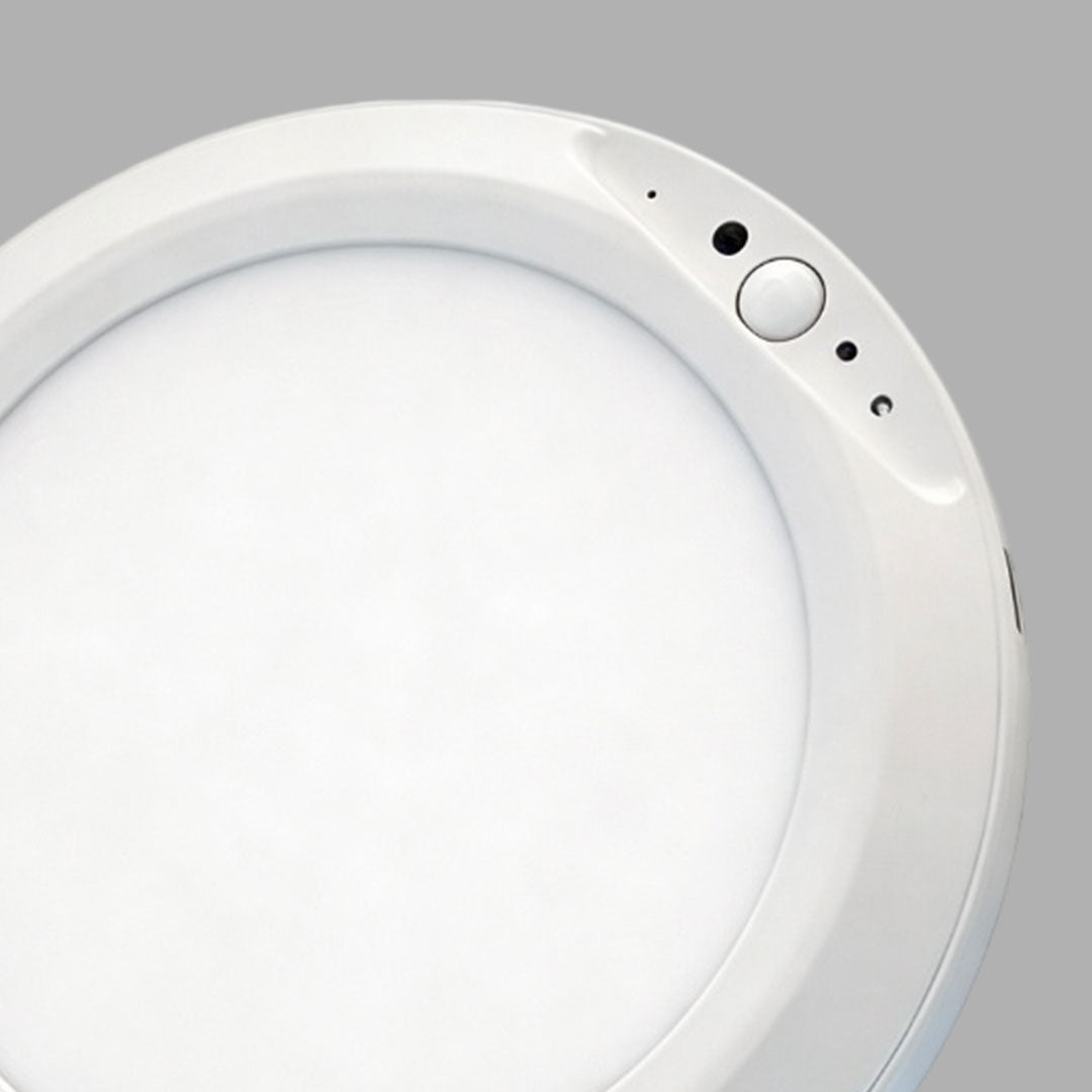 Vit infälld taklampa USB-laddningsbar sensorlampa