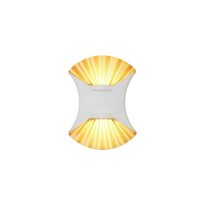 Utomhus Up Down Vägglampa Modern Dubbel-Skal LED Trädgårdslampa