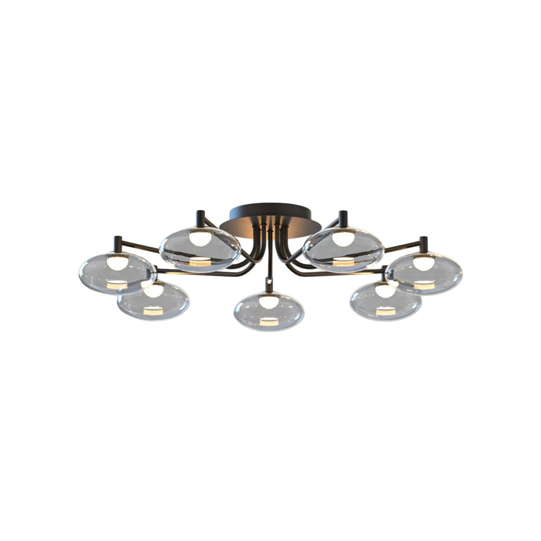 Glas Flush Mount Belysning Modern Kreativ LED Taklampa