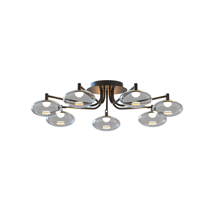 Glas Flush Mount Belysning Modern Kreativ LED Taklampa